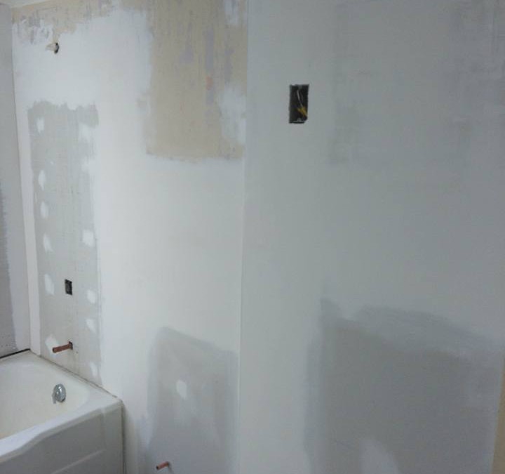Oakwood Bathroom Drywall